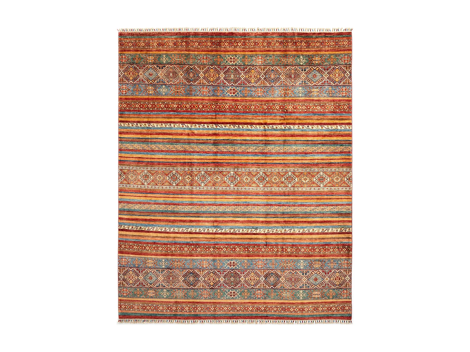 Tapis de laine 245x300 rouge Torkman