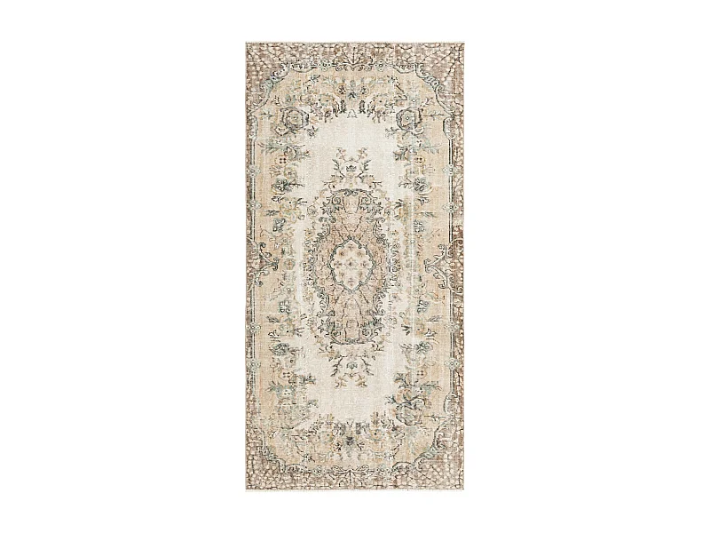 Tapis de laine 104x211 beige Ultra Vintage