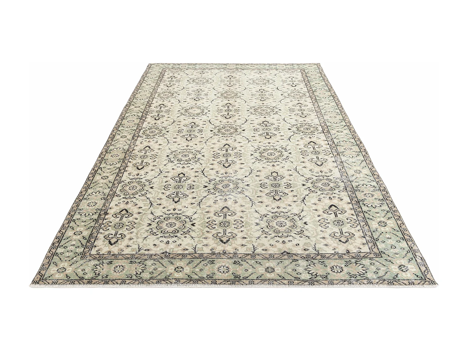 Tappeto in lana 178x279 beige Ultra Vintage