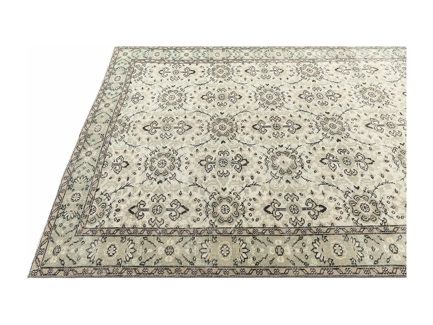Tappeto in lana 178x279 beige Ultra Vintage