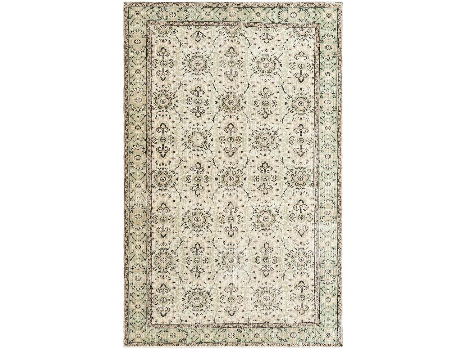 Tapis de laine 178x279 beige Ultra Vintage