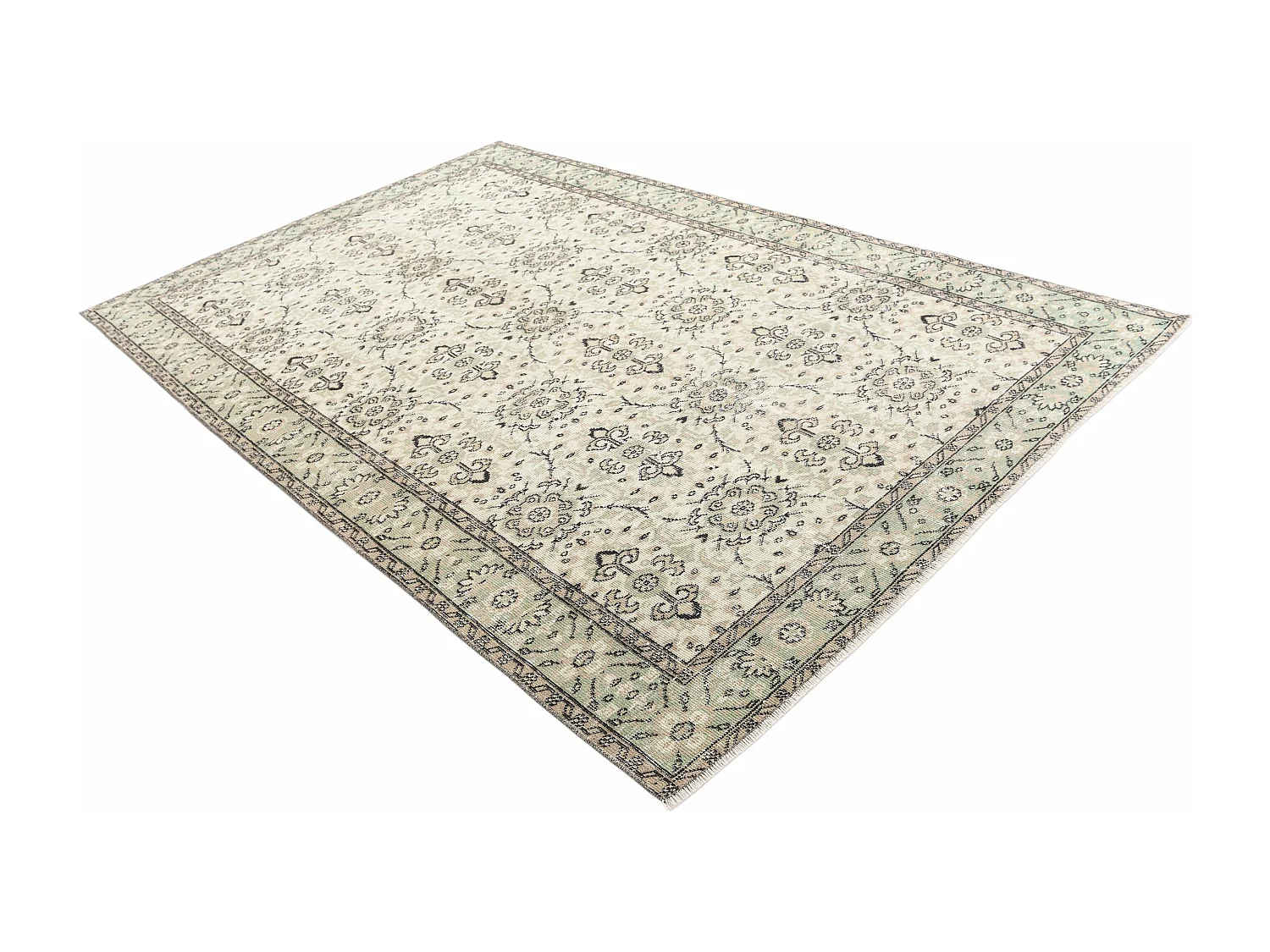 Tapis de laine 178x279 beige Ultra Vintage