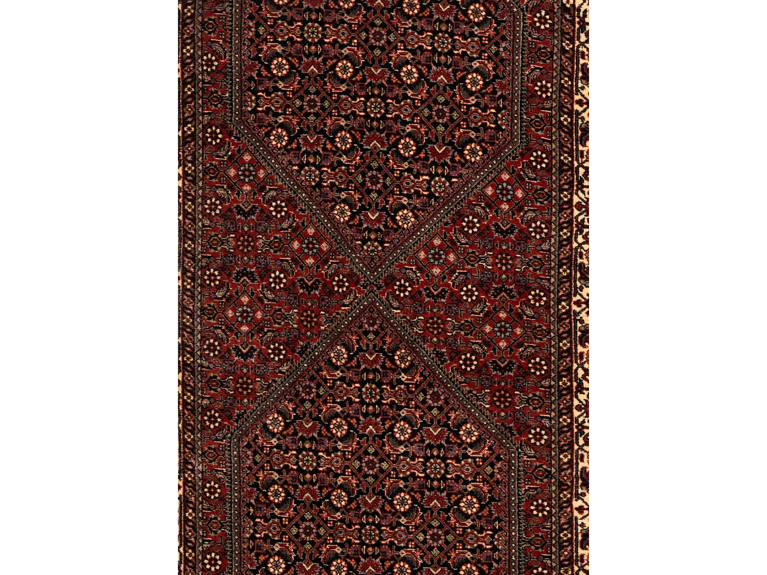 Loper-Woltapijt 312x86 Rood Bidjar