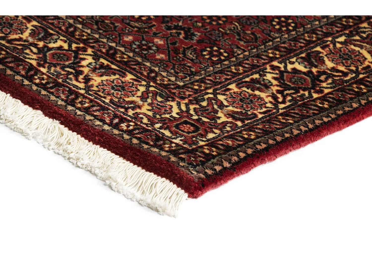 Tapis de couloir en laine 86x312 rouge Bidjar