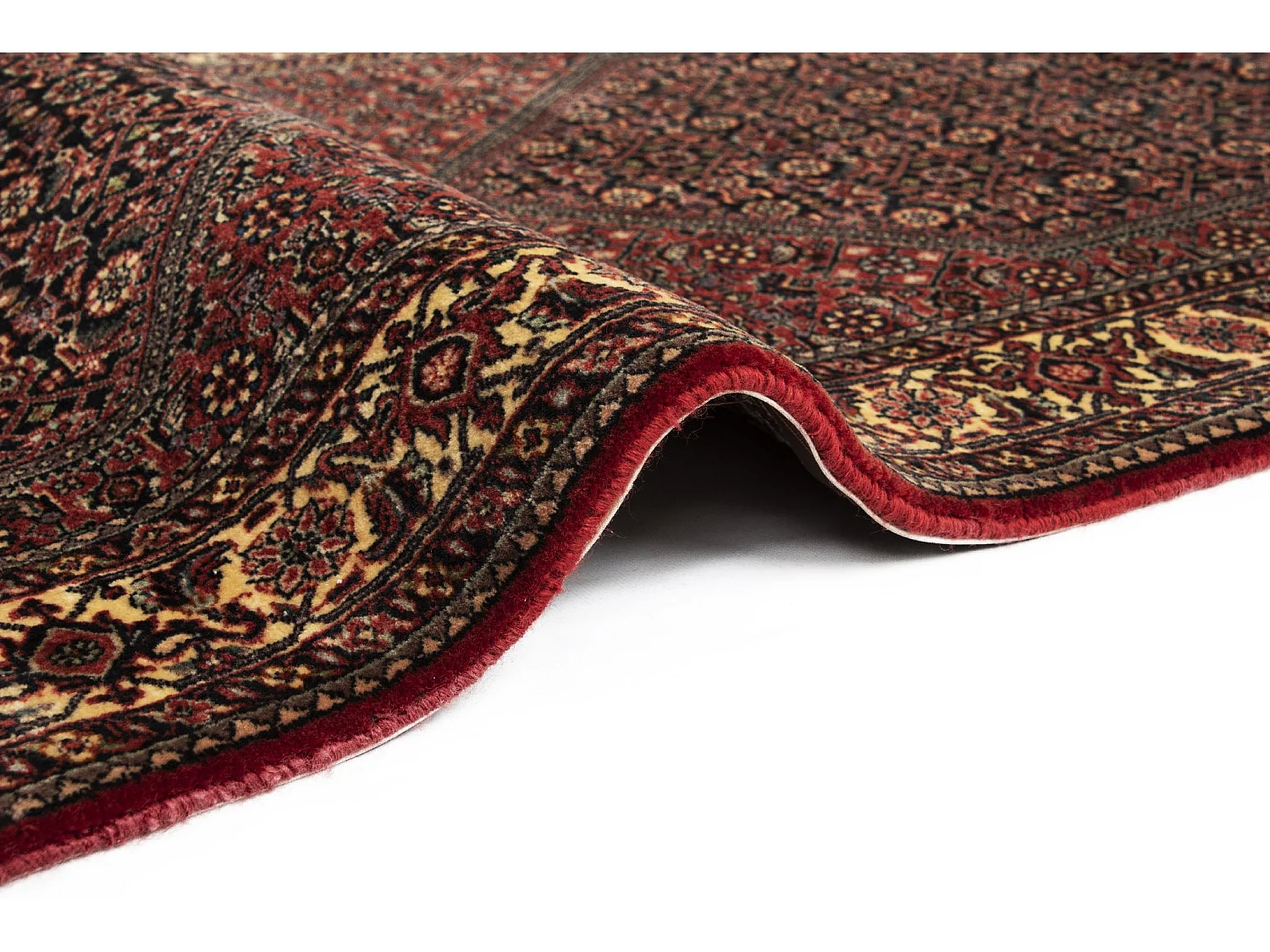 Tapis de couloir en laine 86x312 rouge Bidjar