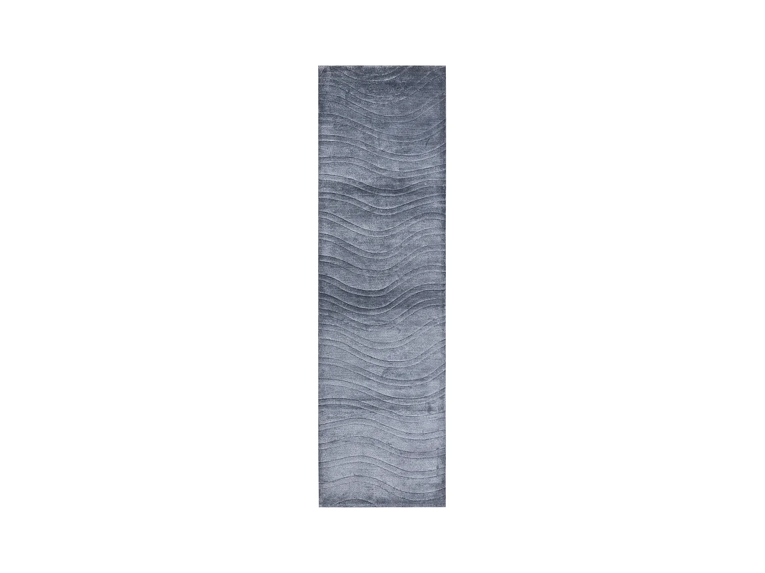 Tapis de couloir en laine 84x300 gris Darya