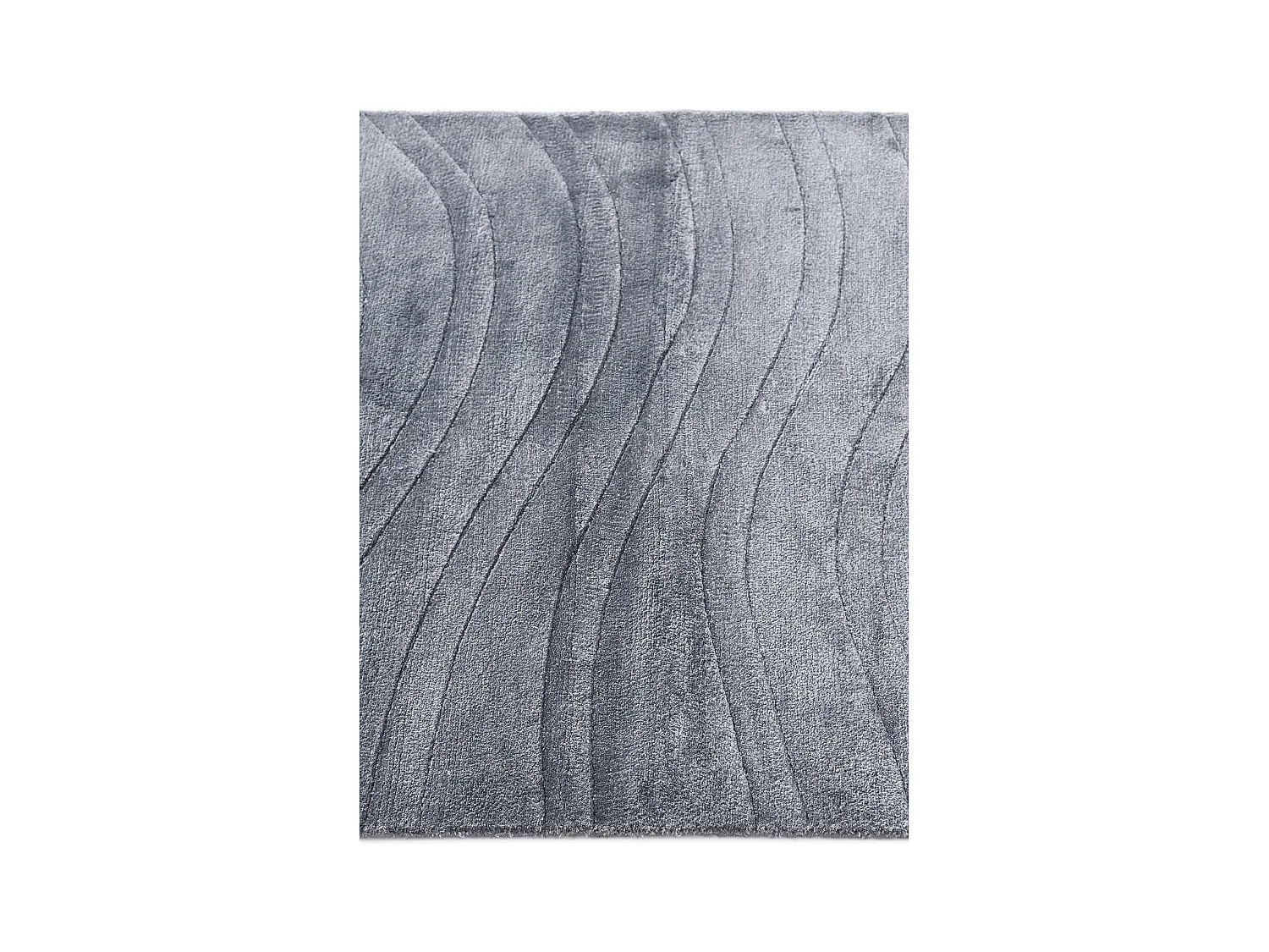 Tapis de couloir en laine 84x300 gris Darya