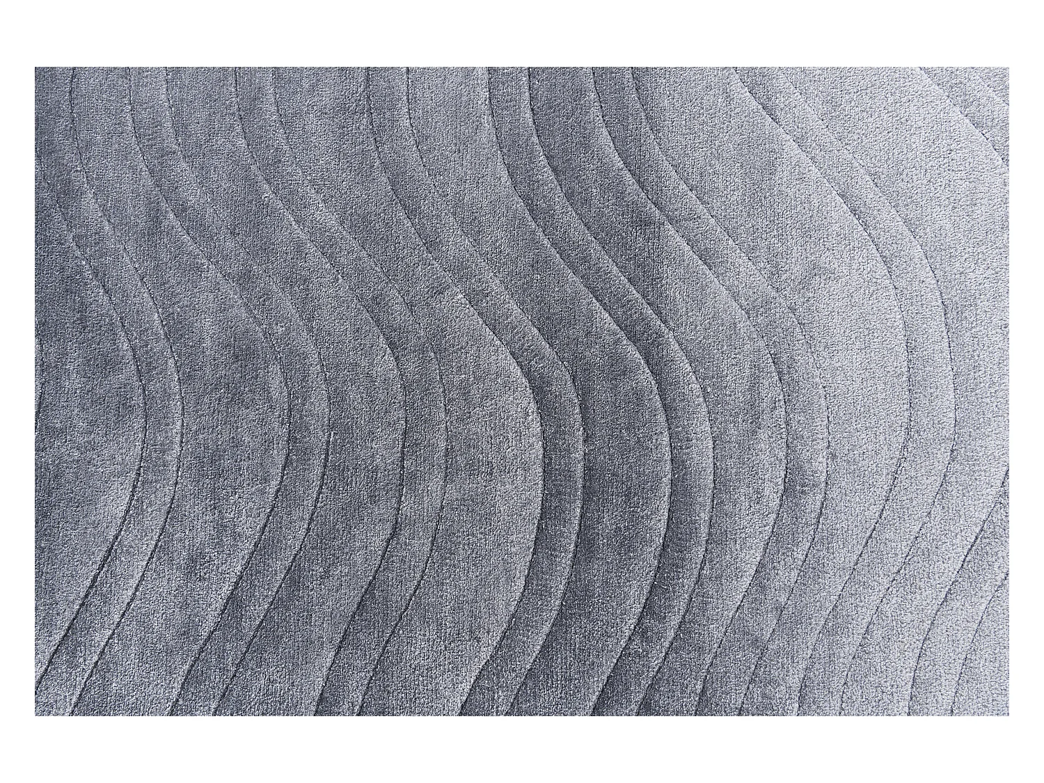 Tapis de couloir en laine 84x300 gris Darya