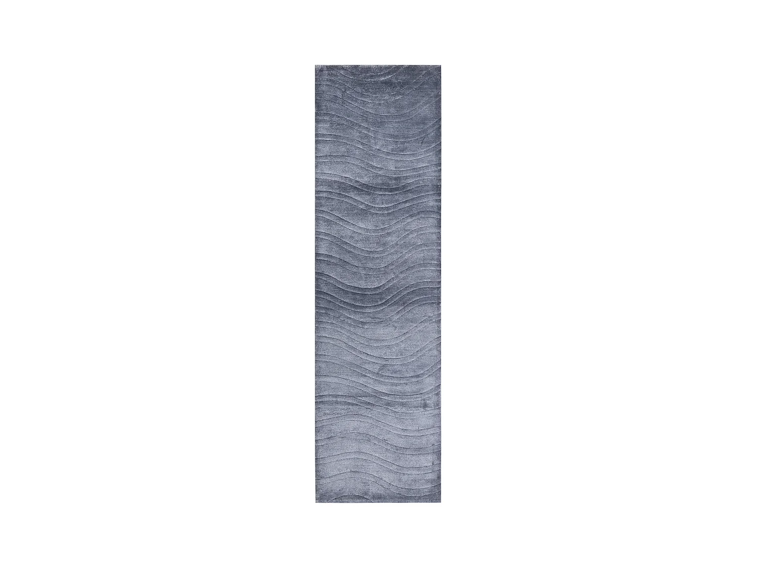 Tapis de couloir en laine 84x300 gris Darya