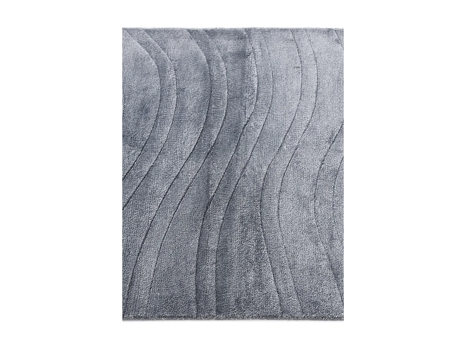 Tapis de couloir en laine 84x300 gris Darya