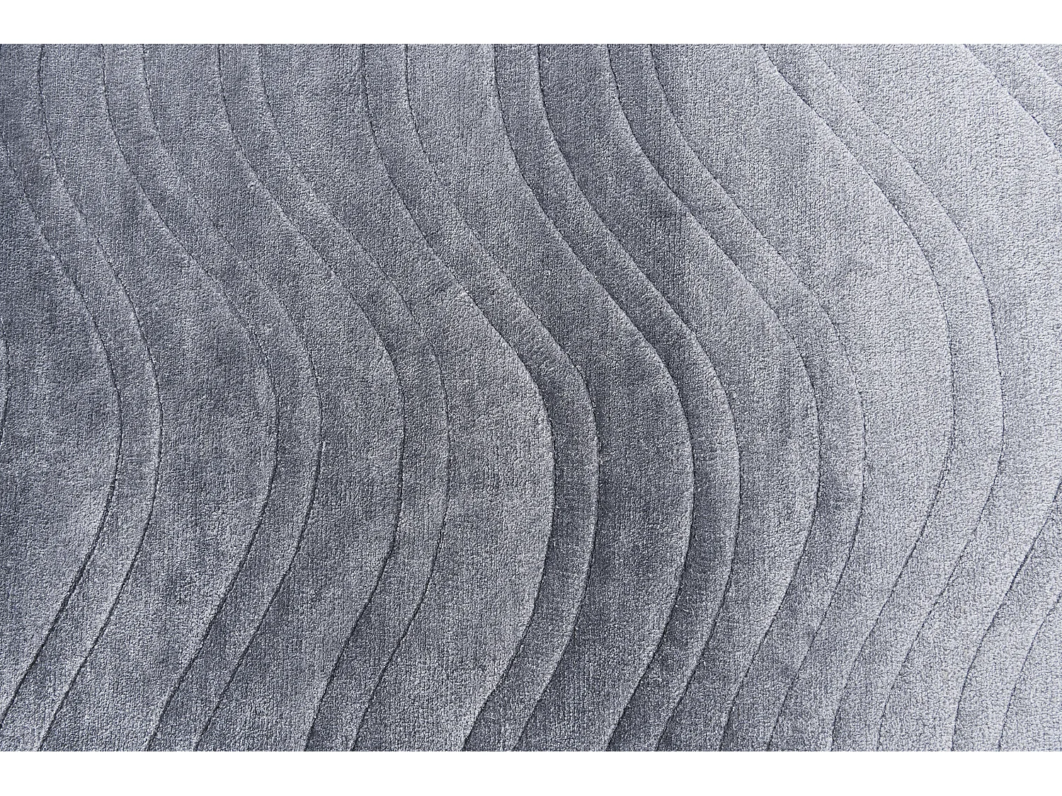 Tapis de couloir en laine 84x300 gris Darya