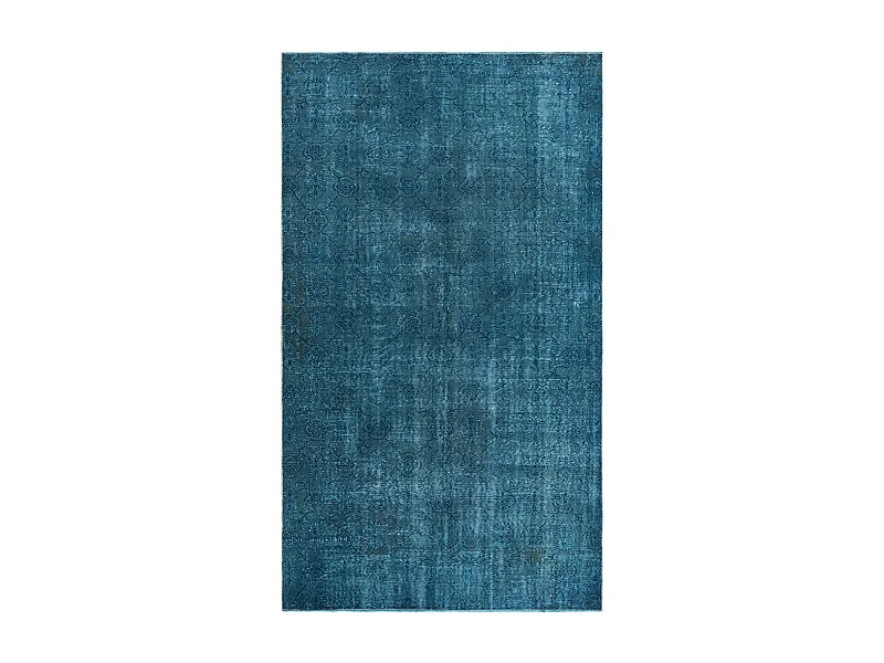 Tapis de laine 168x284 Bleu Ultra Vintage
