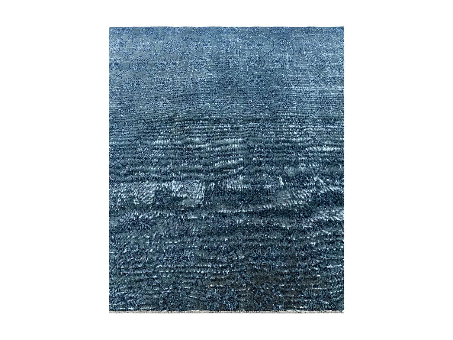 Tapis de laine 168x284 Bleu Ultra Vintage