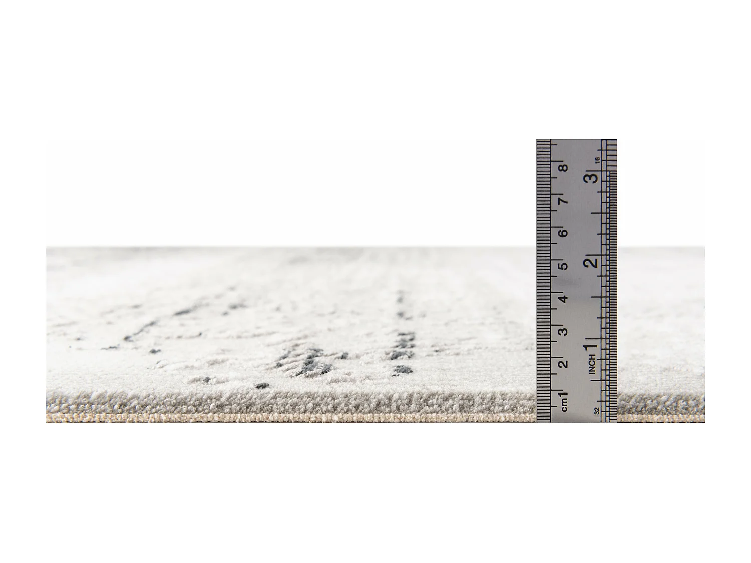 Tapis 125x185 gris noir Davos Charme