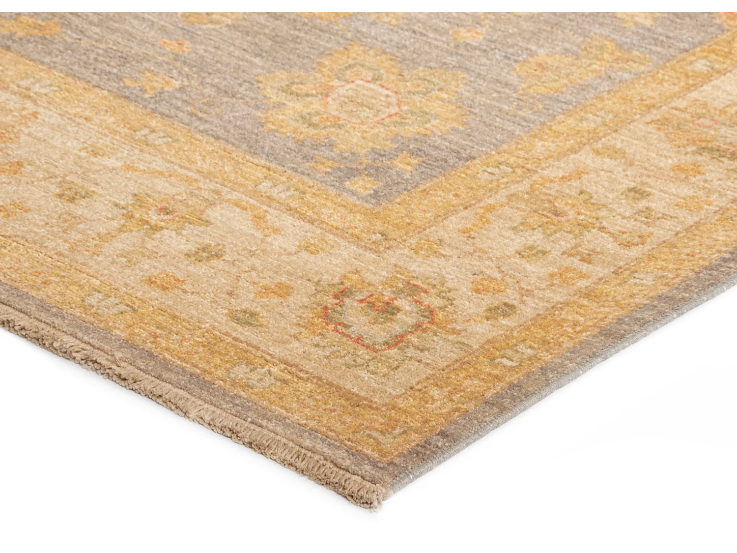 Tapis de laine 176x240 gris Kaizar