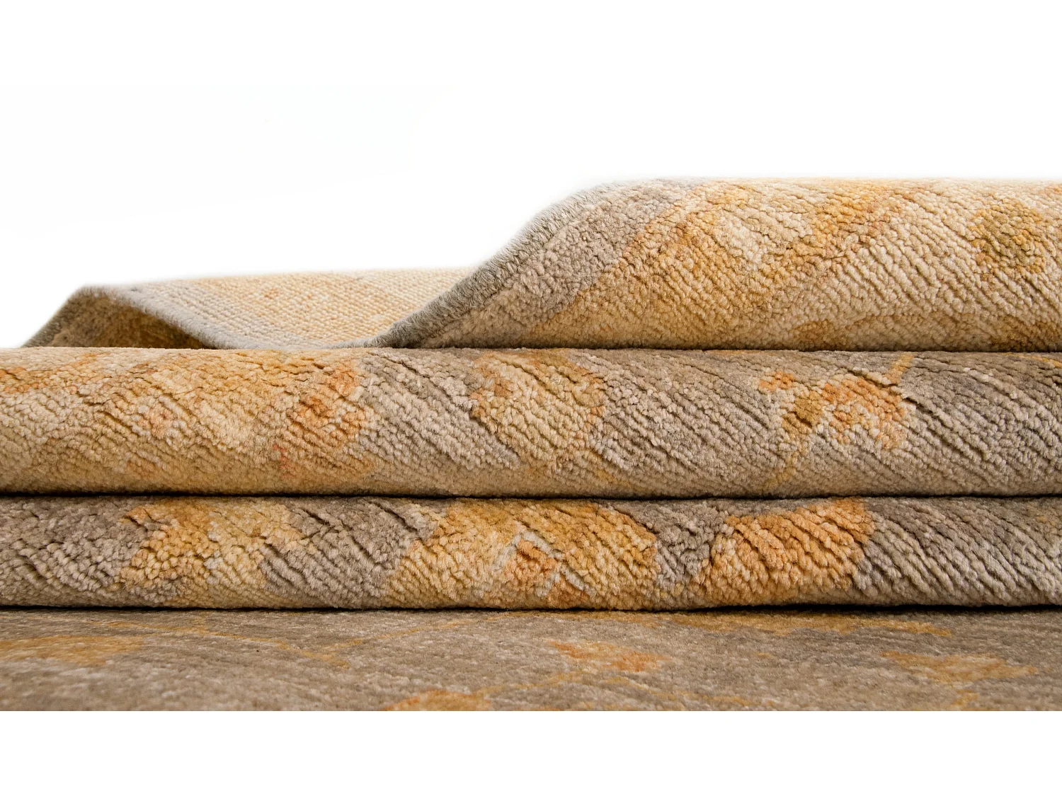 Tapis de laine 176x240 gris Kaizar