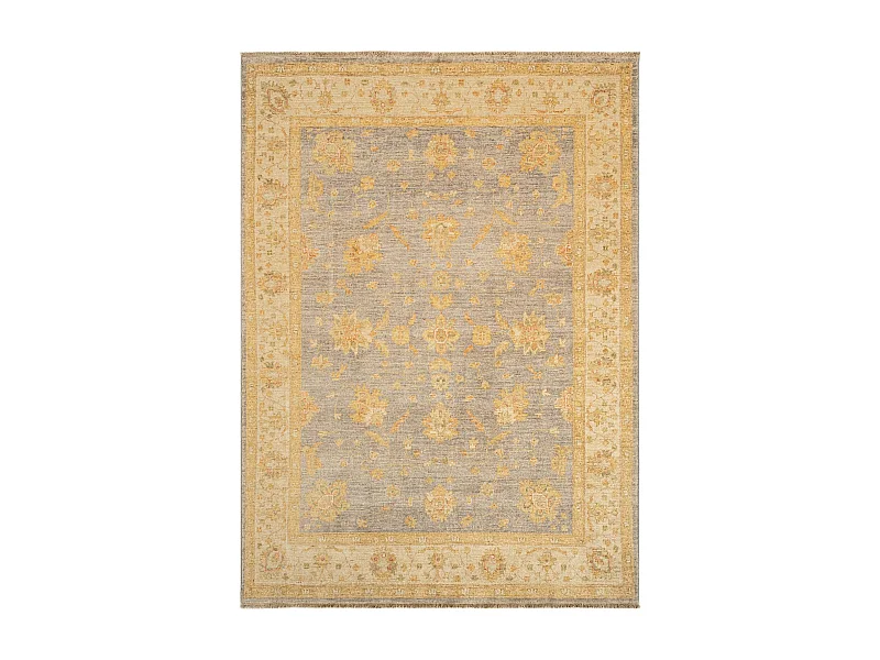 Tapis de laine 176x240 gris Kaizar