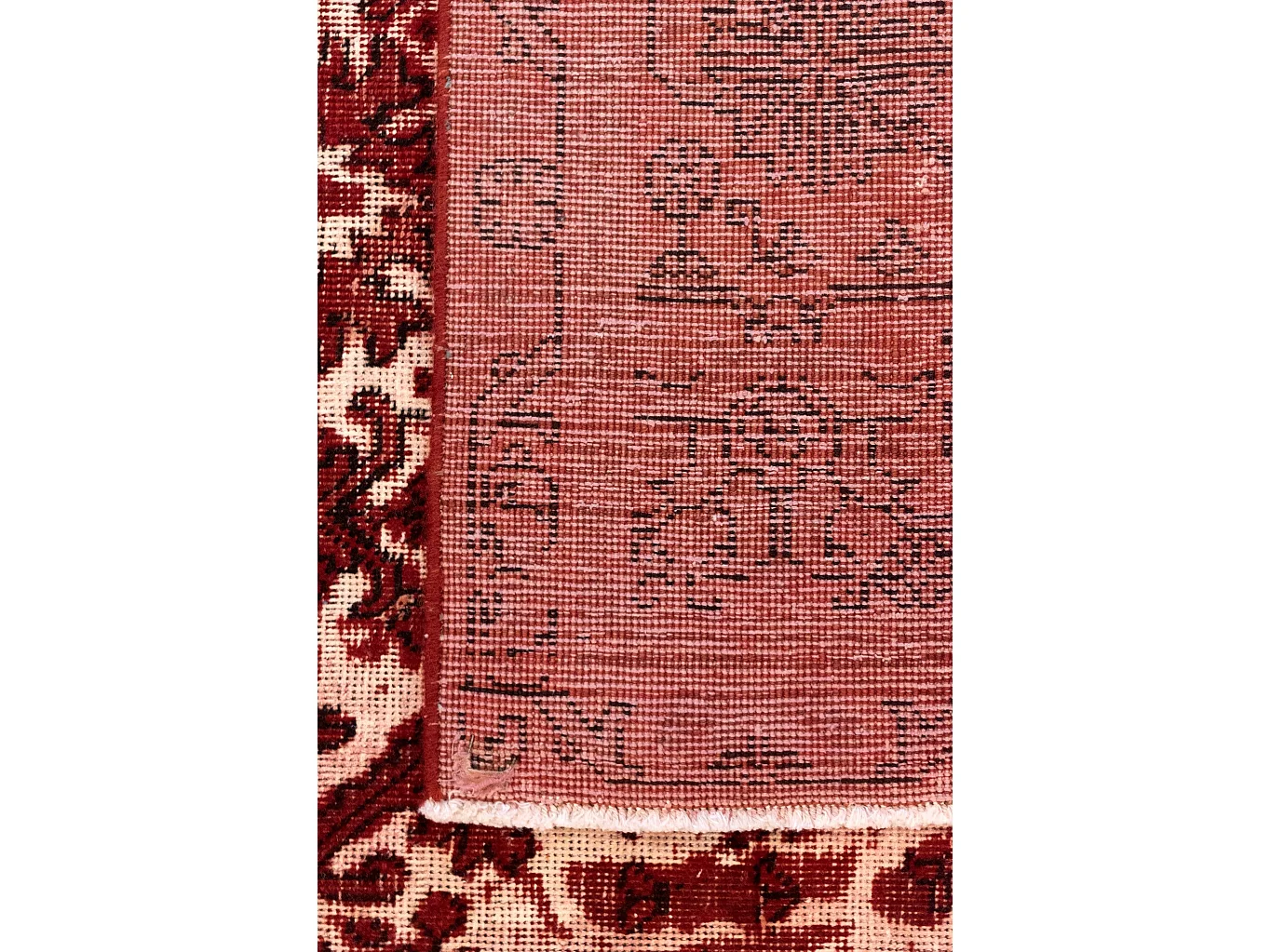 Tapis de laine 192x295 rouge Vintage Royal