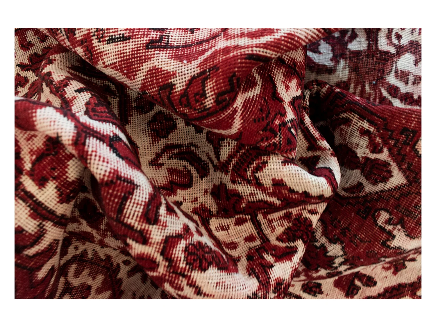 Tapis de laine 192x295 rouge Vintage Royal