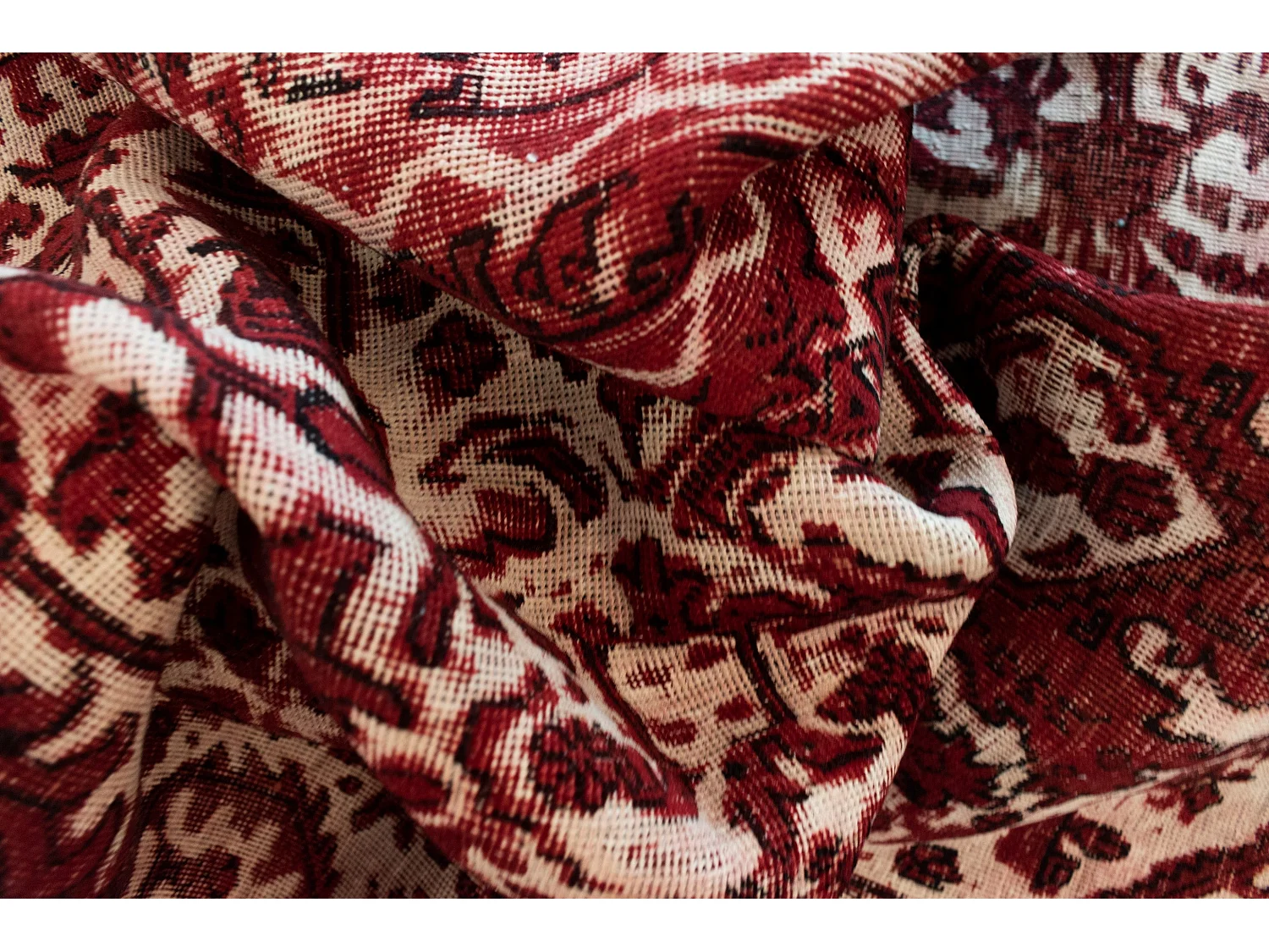 Tapis de laine 192x295 rouge Vintage Royal