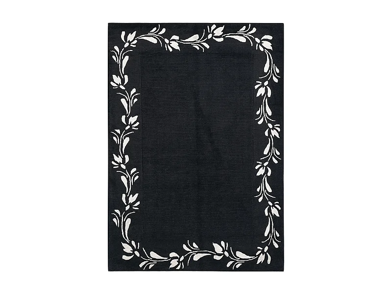 Tappeto in lana 124x183 nero Darya