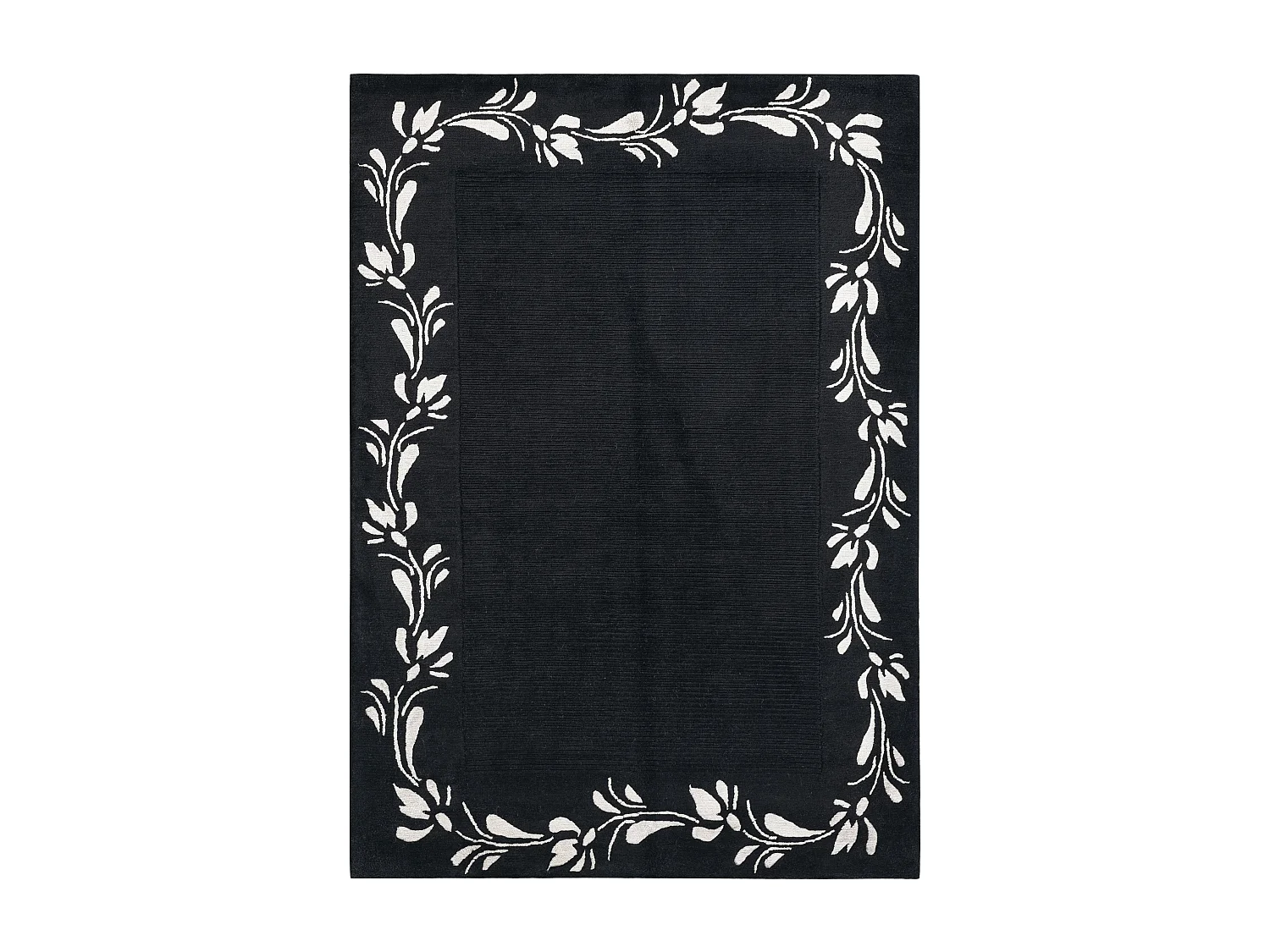 Tappeto in lana 124x183 nero Darya