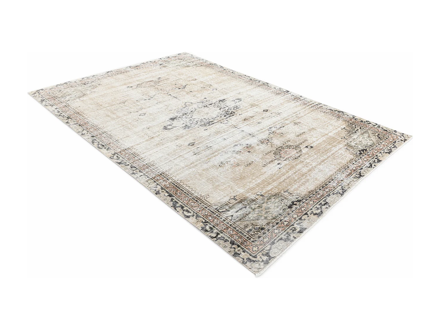 Tappeto in lana 160x259 beige Ultra Vintage