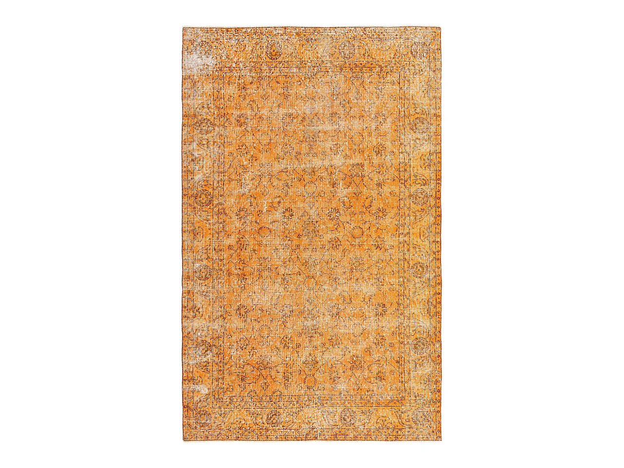 Tapis de laine 155x254 orange Ultra Vintage
