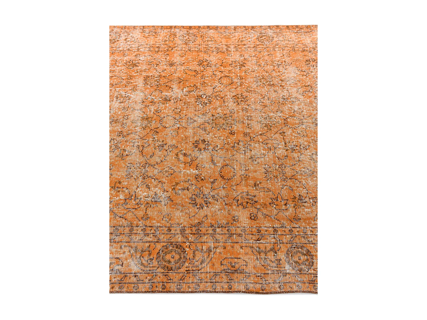 Tapis de laine 155x254 orange Ultra Vintage