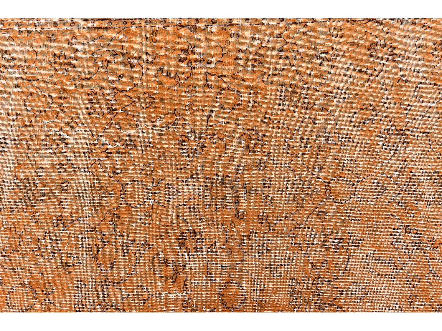 Tapis de laine 155x254 orange Ultra Vintage