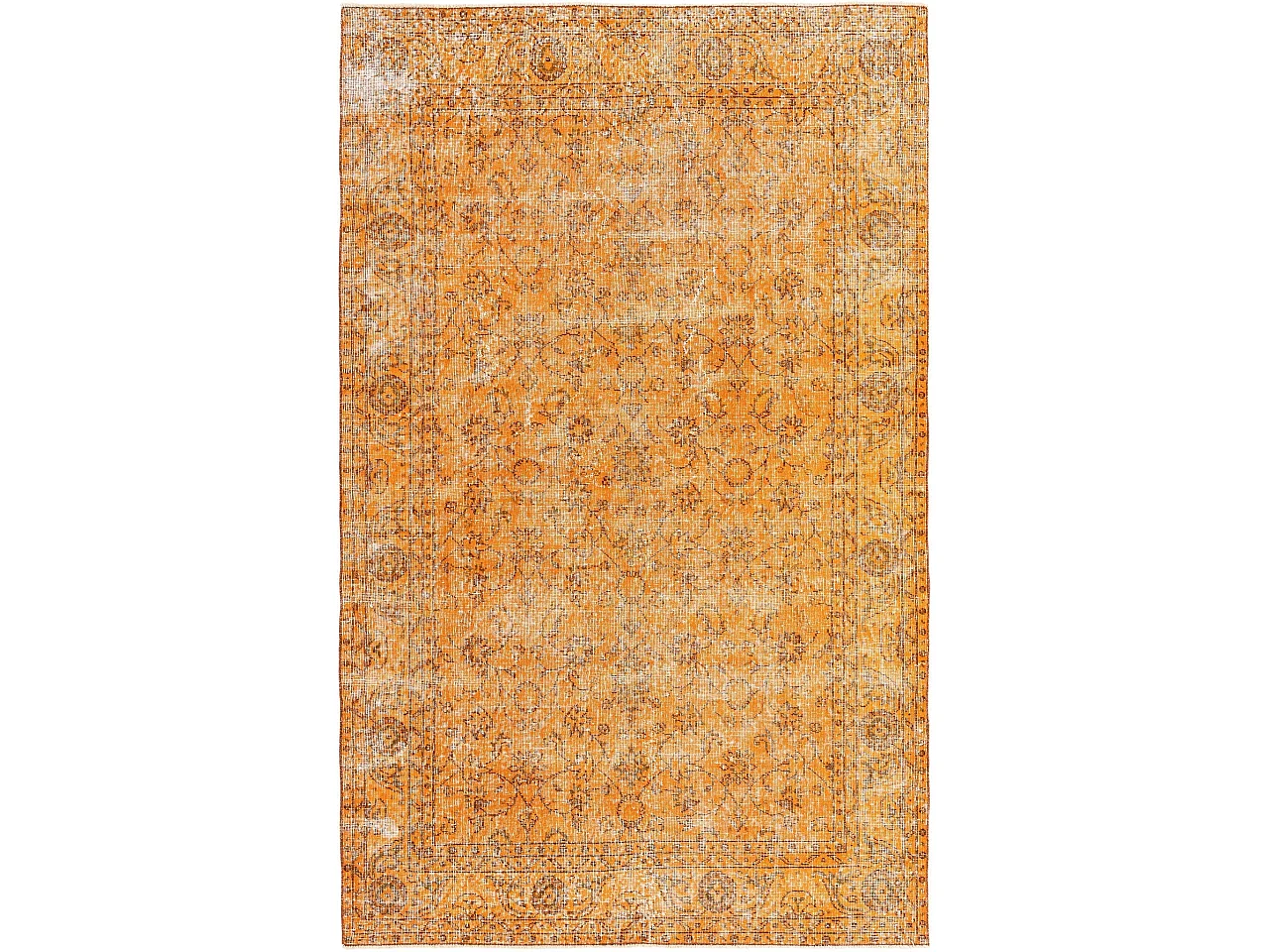 Tapis de laine 155x254 orange Ultra Vintage