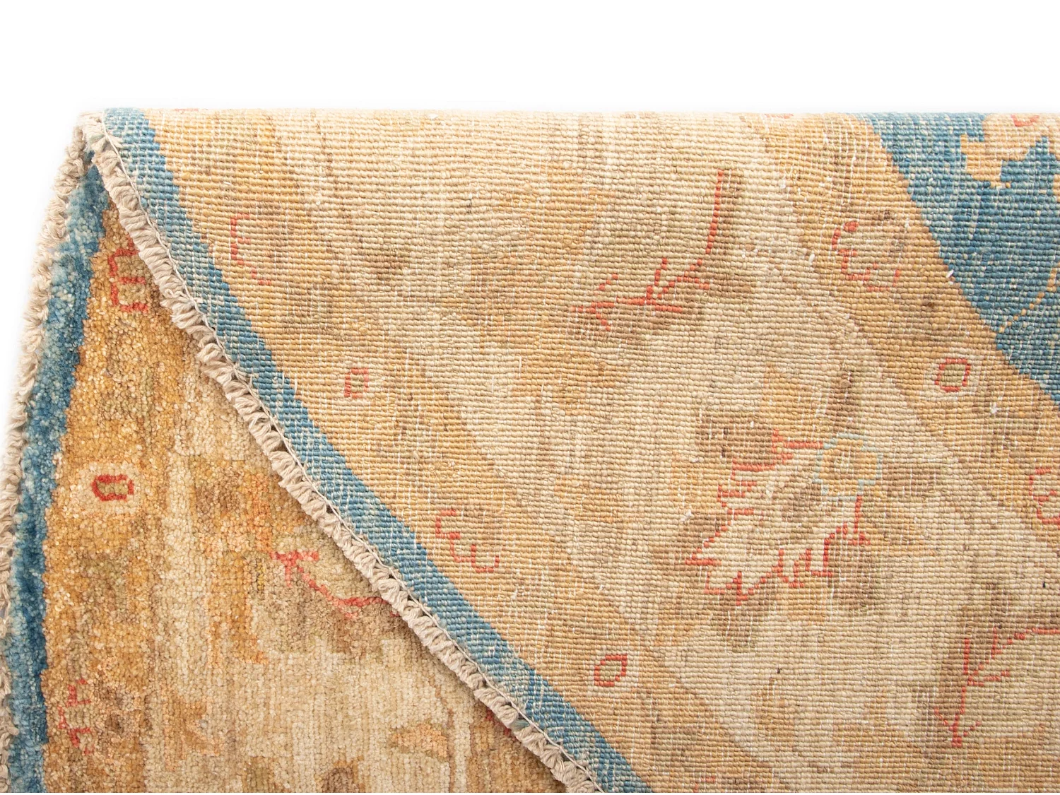 Tapis de laine 200x202 Bleu Kaizar