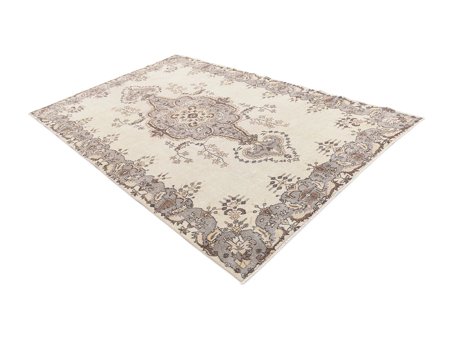 Wollteppich 175x287 Beige Ultra Vintage