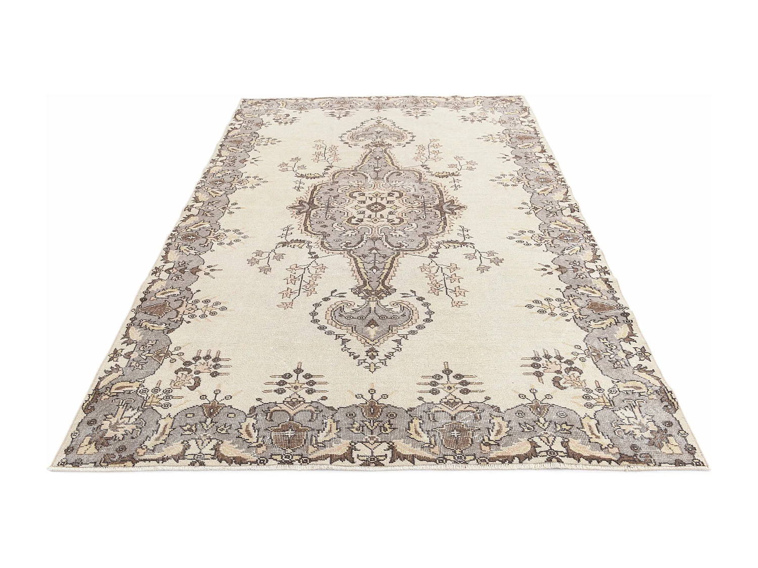 Wollteppich 175x287 Beige Ultra Vintage