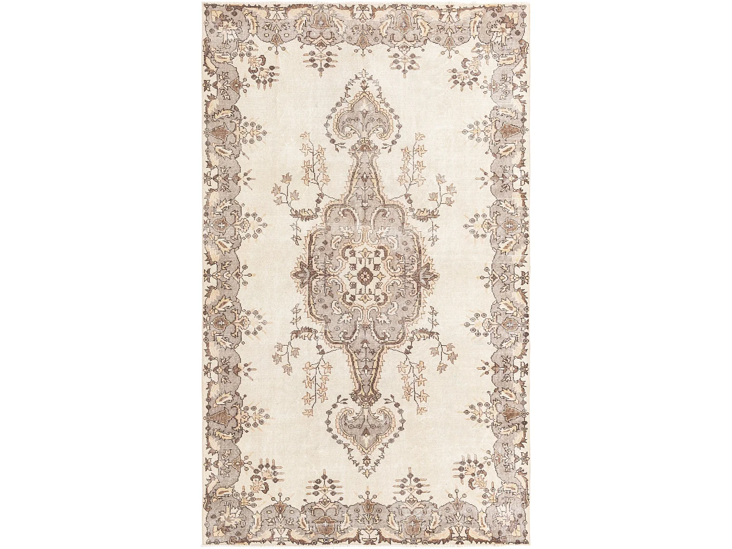 Wollteppich 175x287 Beige Ultra Vintage