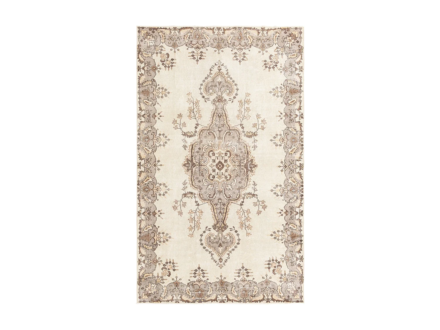 Tapis de laine 175x287 beige Ultra Vintage