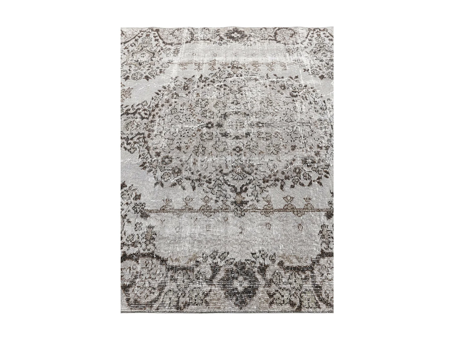 Tapis de laine 160x282 gris Ultra Vintage