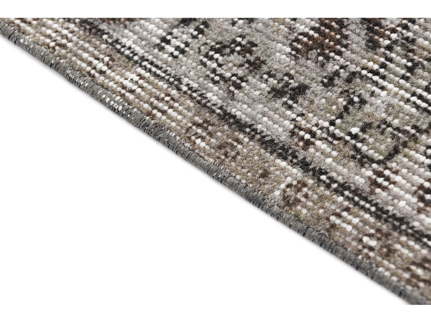 Tapis de laine 160x282 gris Ultra Vintage