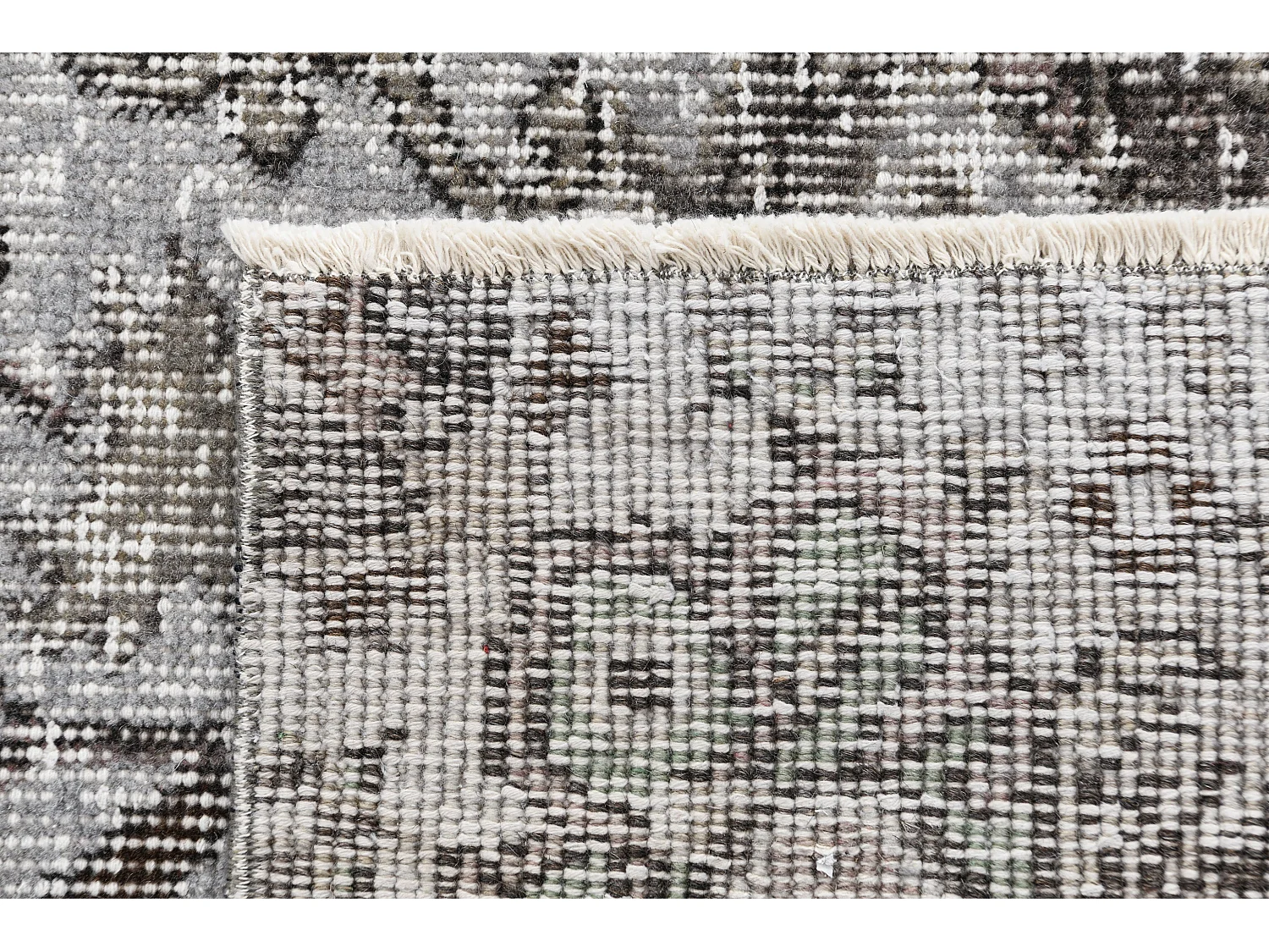 Tapis de laine 170x282 gris Ultra Vintage