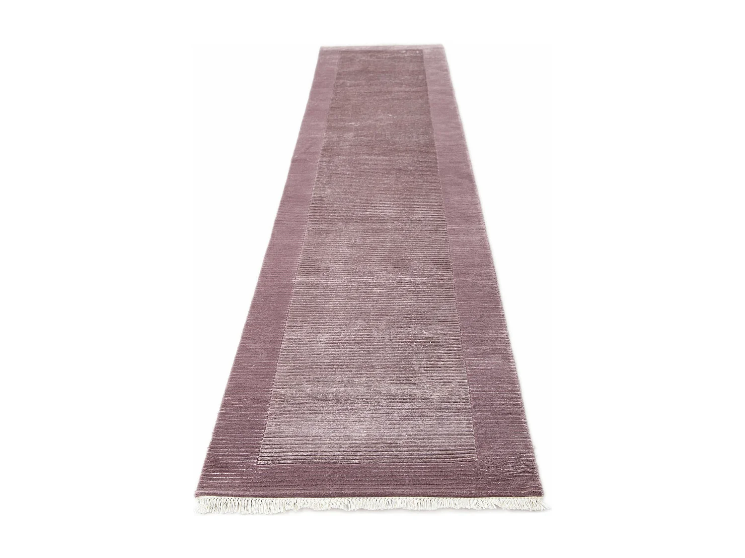 Tapis de couloir en laine 79x399 rose Darya