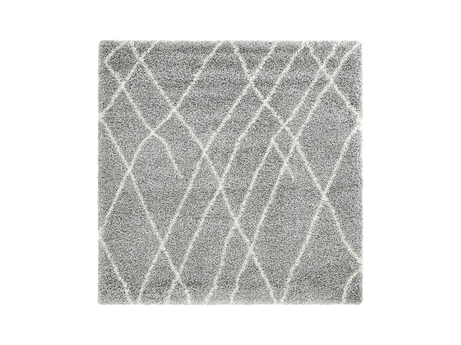 Hoogpolig tapijt 240x240 Grijs Lachen Fence