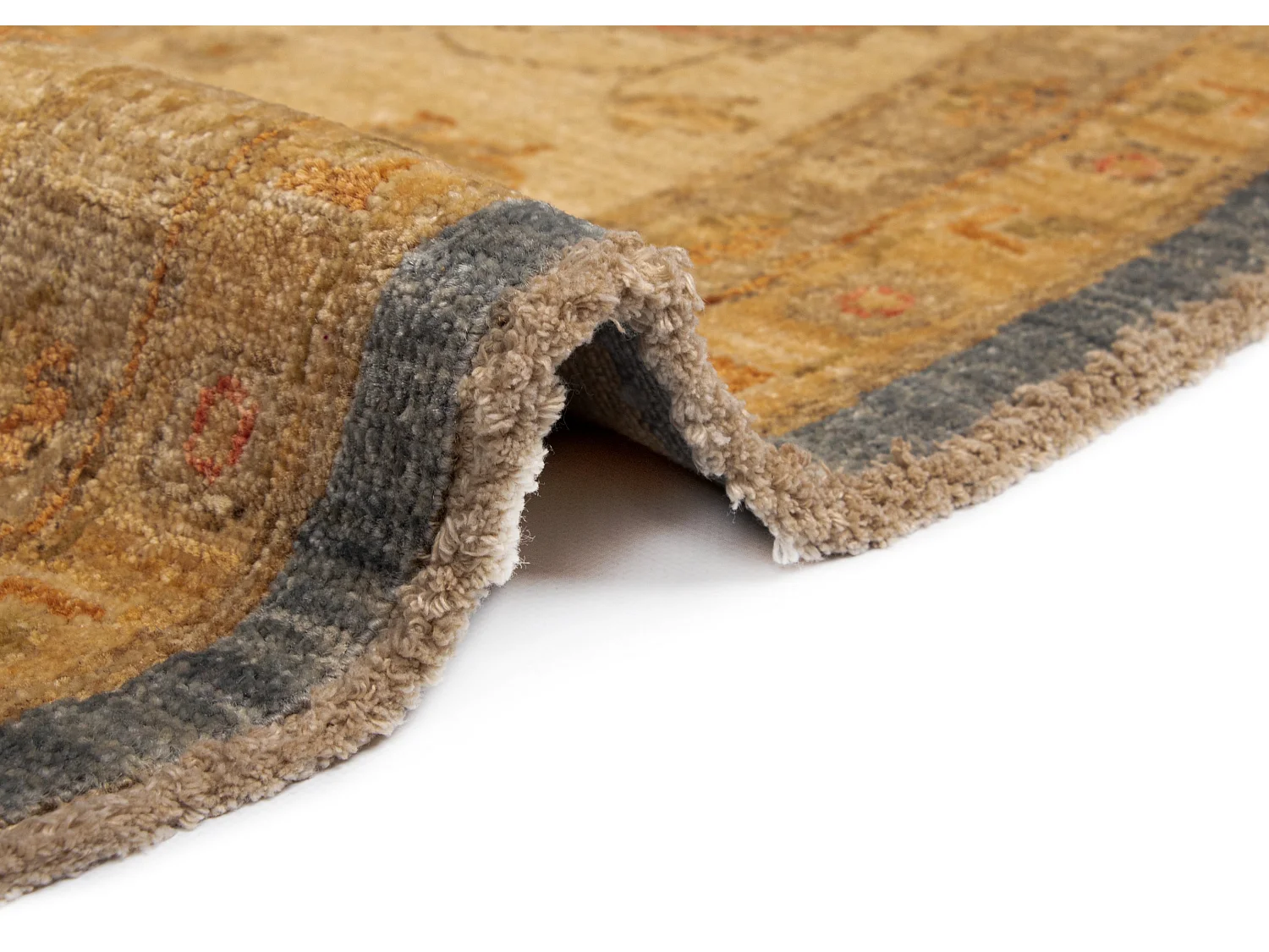 Tapis de laine 243x248 Bleu Kaizar