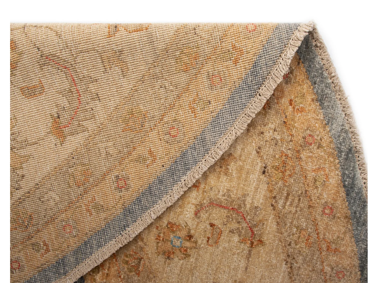 Tapis de laine 243x248 Bleu Kaizar