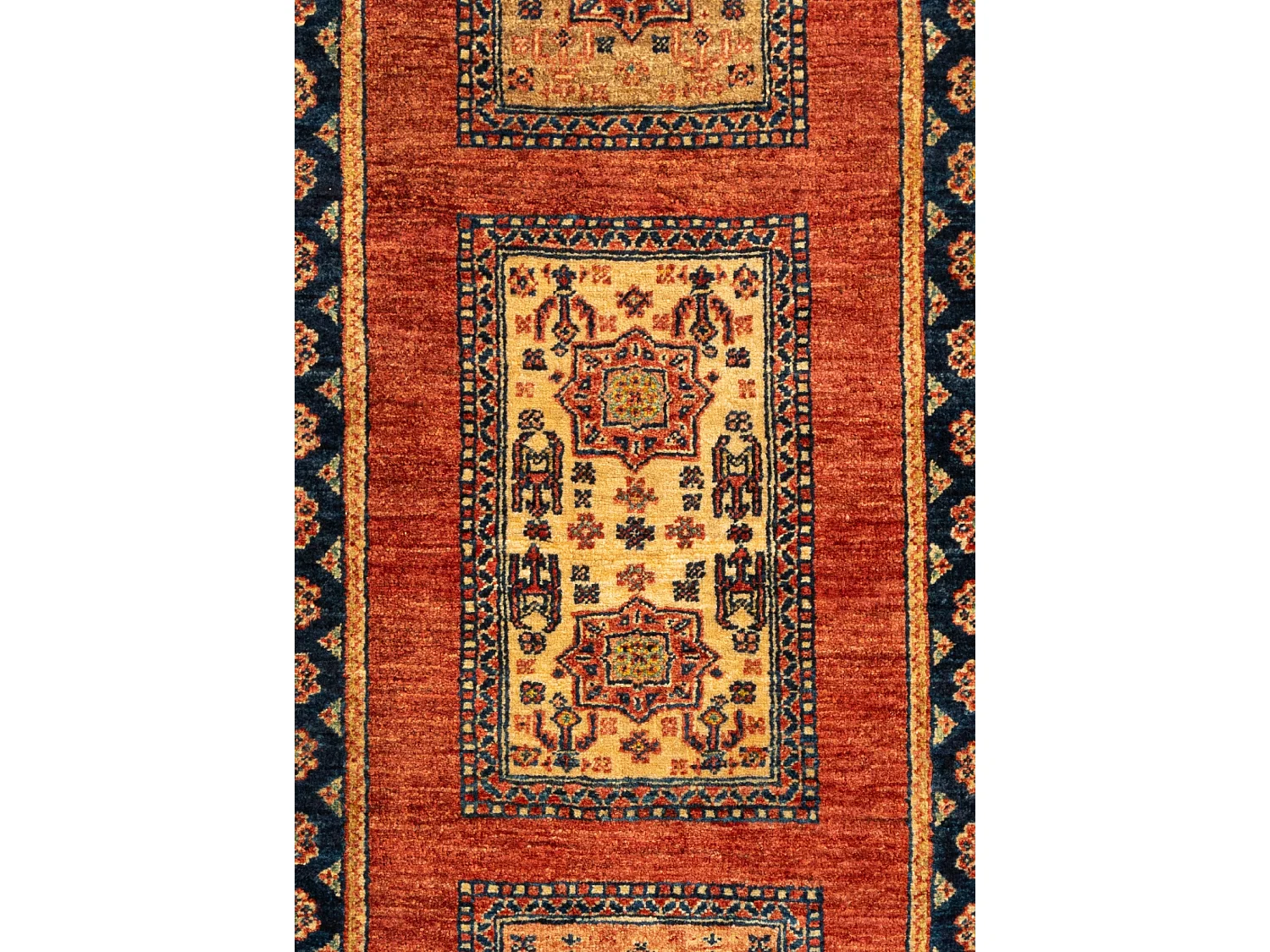 Loper-Woltapijt 192x73 Rood Kashkuli