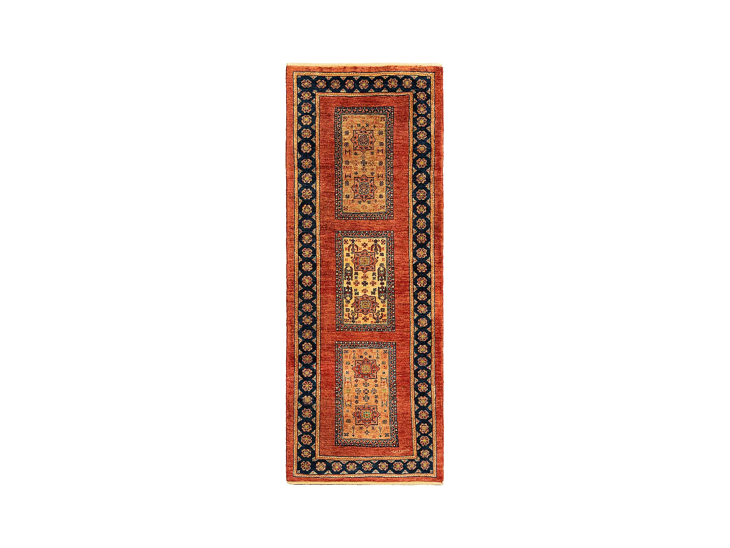 Tapis de couloir en laine 73x192 rouge Kashkuli