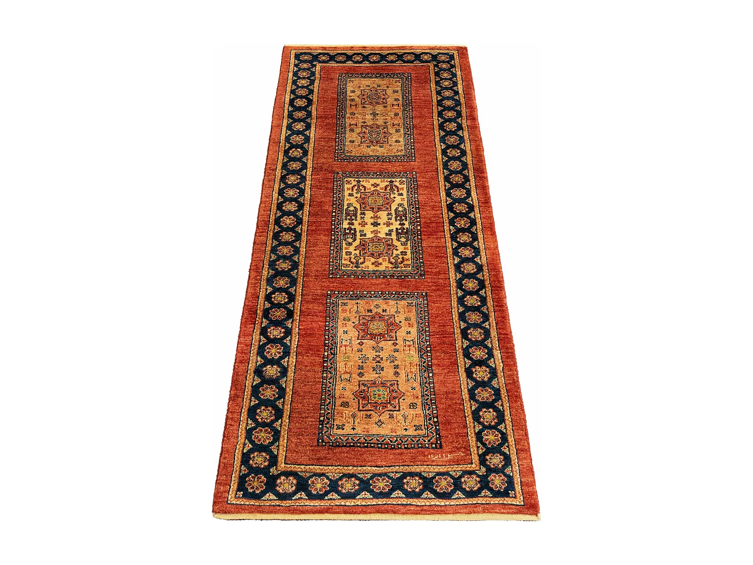 Tapis de couloir en laine 73x192 rouge Kashkuli
