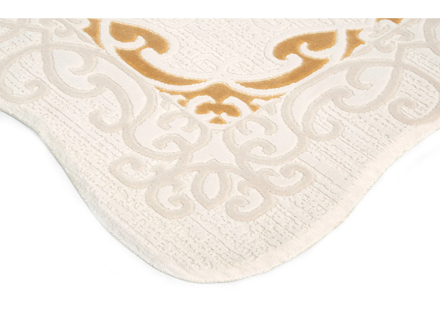 Tapijt 120x120 Beige Royal Frame