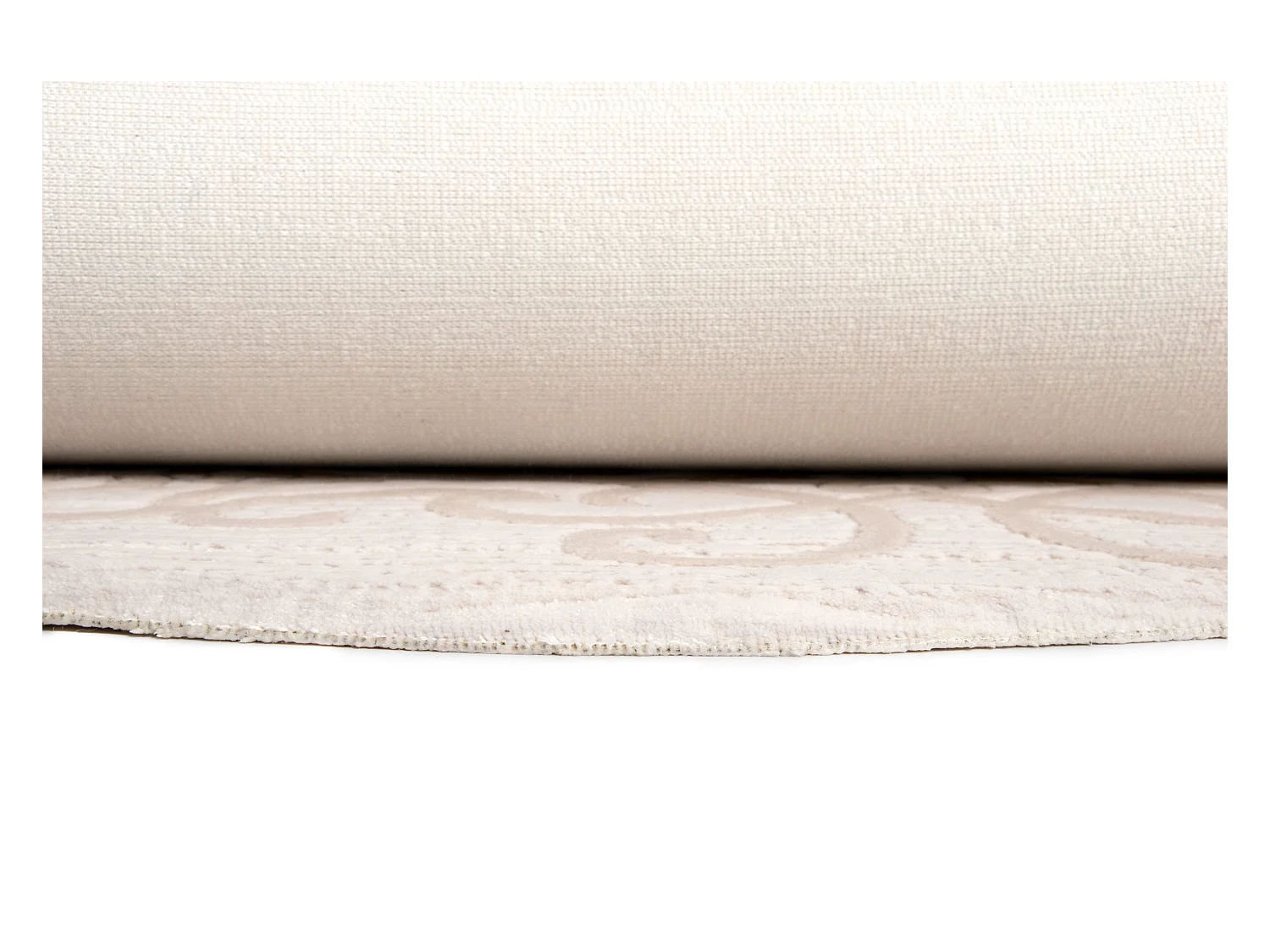Teppich 120x120 Beige Royal Frame