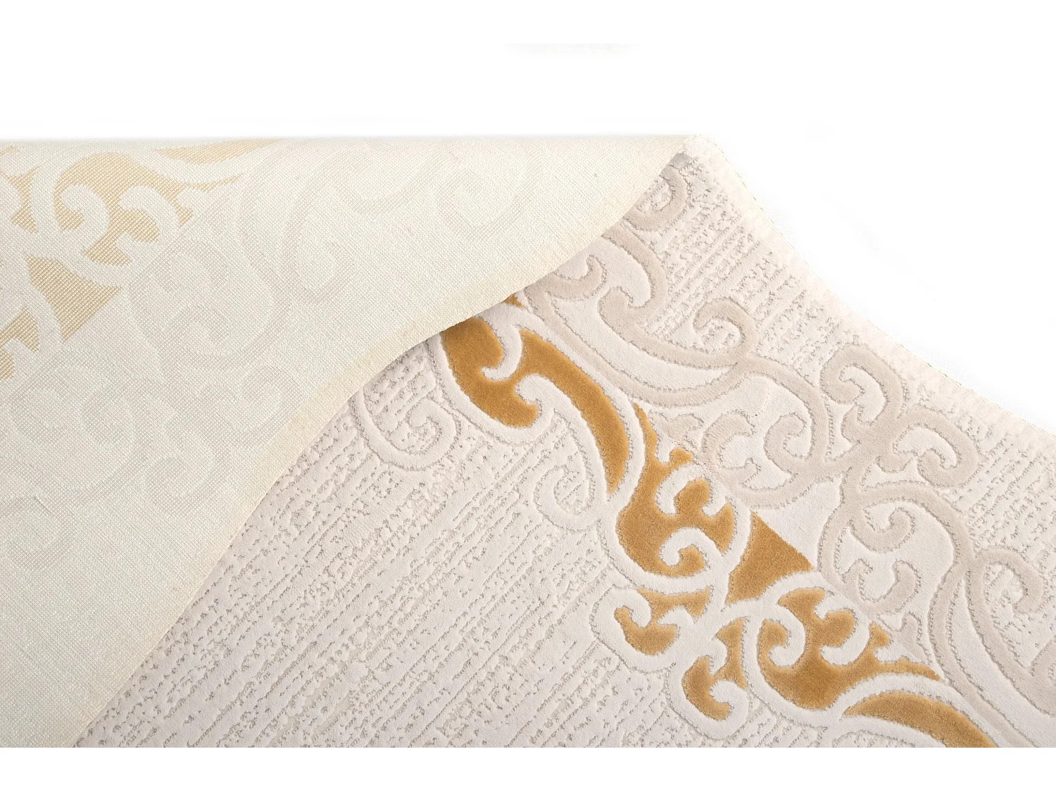 Tappeto 120x120 beige Royal Frame