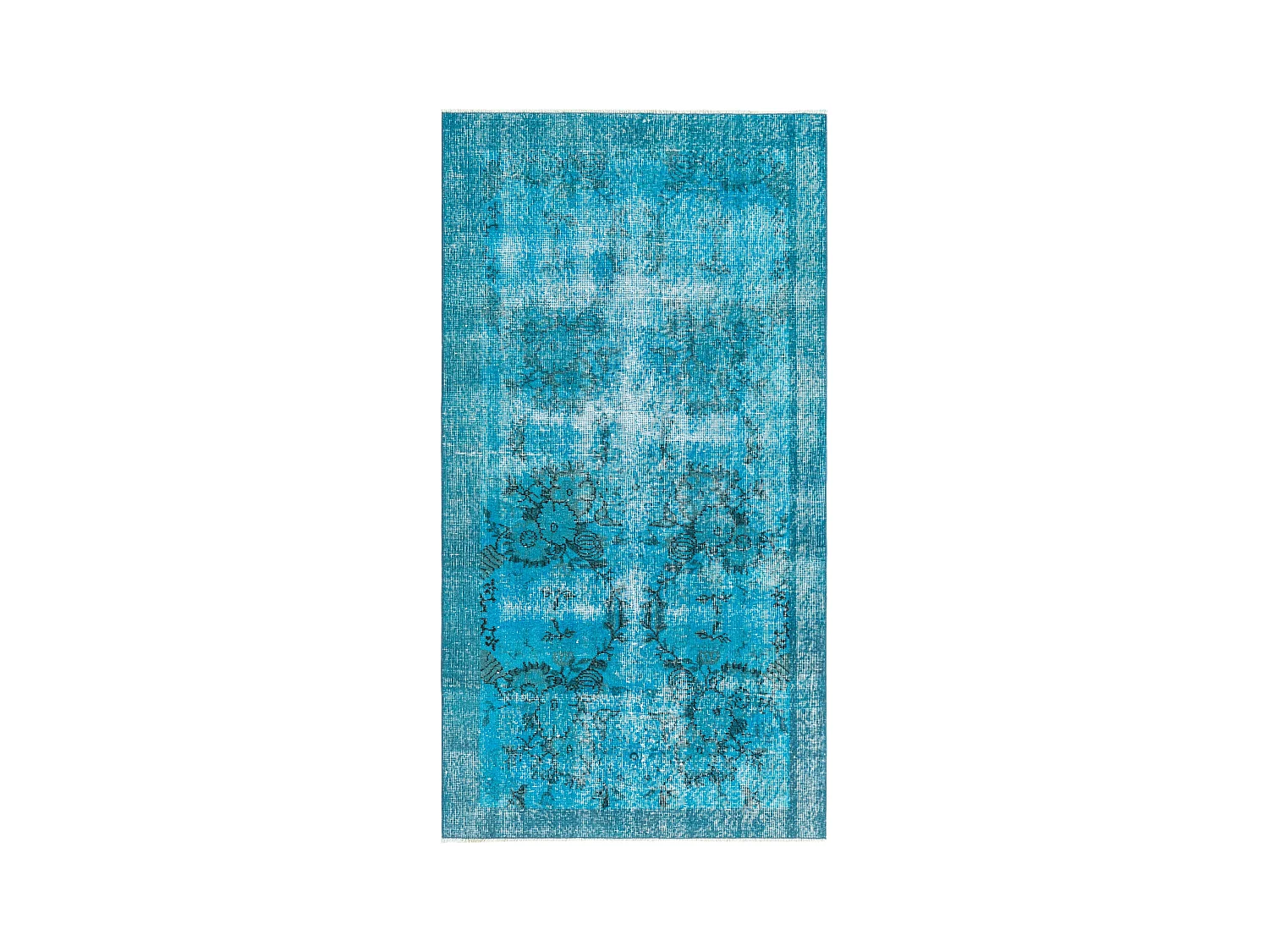 Tapis de laine 99x191 turquoise Ultra Vintage